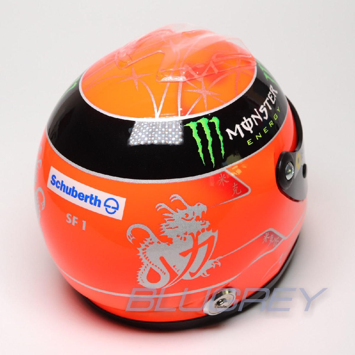 ミニ ヘルメット 1/2 ミハエル・シューマッハ 2012年シーズン メルセデスGP F1 SCHUBERTH M. SCHUMACHER レプリカ_画像2