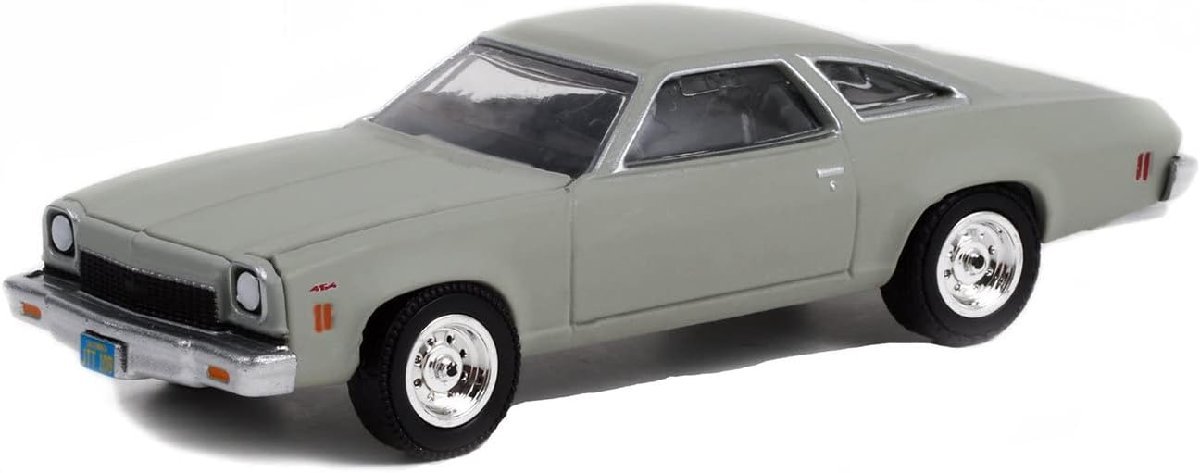 グリーンライト 1/64 シボレー シェベル マリブ Drive 1973 グレー Greenlight Chevrolet Chevelle Malibu ミニカーの画像2