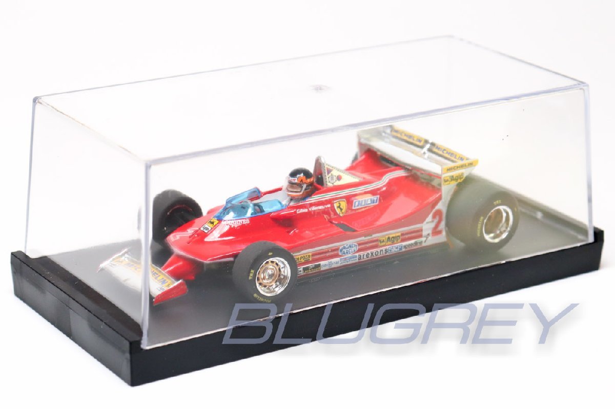 ブルム 1/43 フェラーリ F1 312 T5 モナコGP 1980 #2 ジル・ヴィルヌーブ ドライバー付き BRUMM FERRARI GILLES VILLENEUVE_画像4