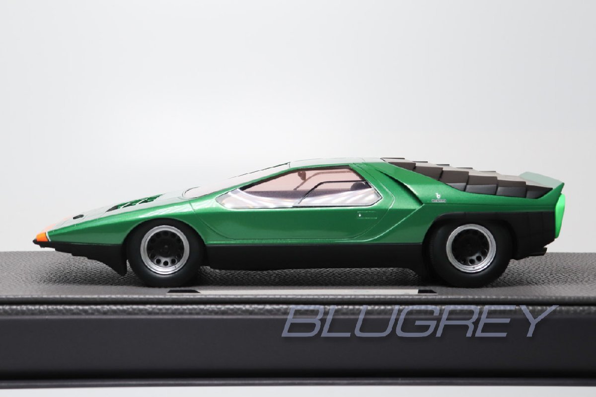 トップマルケス 1/18 アルファロメオ カラボ ベルトーネ 1968 グリーン TOP MARQUES ALFA ROMEO CARABO BERTONE 限定499台_画像2