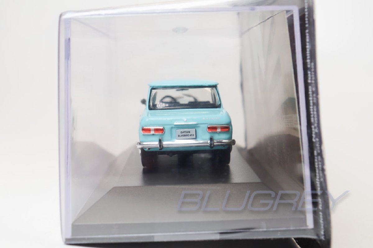 【アウトレット】1/43 ダットサン ブルーバード 410 1964 ライトブルー Datsun Bluebird 410 ミニカー_画像4