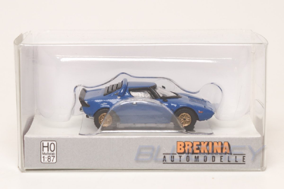 ブレキナ 1/87 ランチア ストラトス HF 1975 ブルー BREKINA Lancia Stratos HF ミニカー HOスケール_画像4