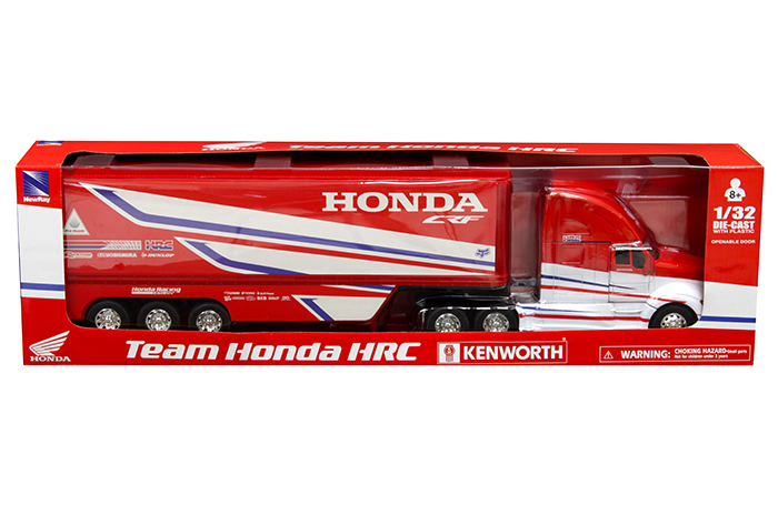 New Ray 1/32 ホンダ レーシング チーム HRC トレーラー ロングハウル Honda Team HRC Truck Long Haul Truckers ミニカー_画像2