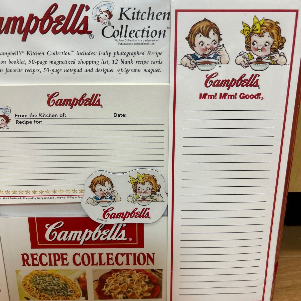 ☆Campbell's kids/キャンベルキッズ レシピブック、メモ帳★1999年_画像3