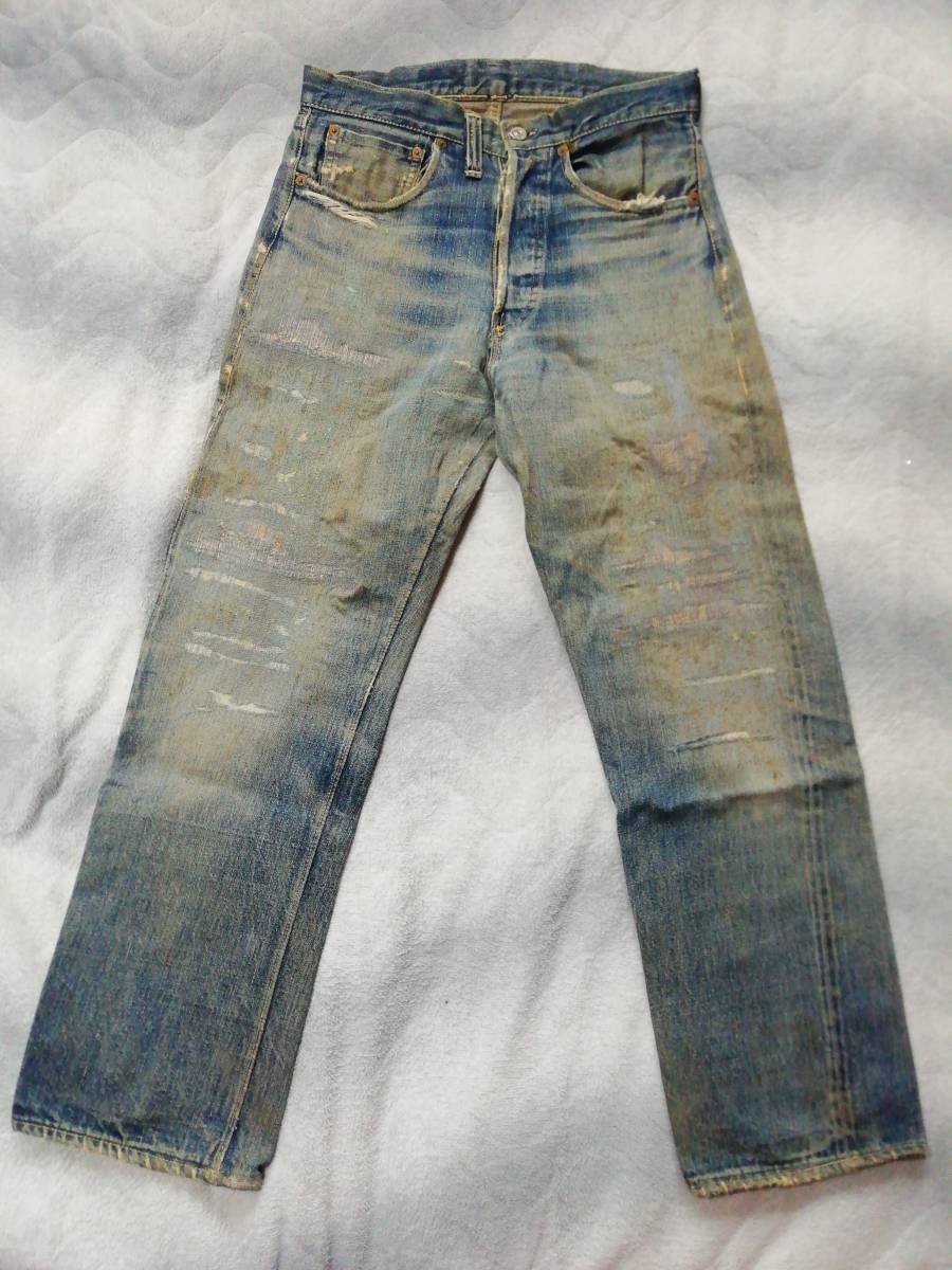 ヴィンテージ　リーバイス　ジーンズ　503BXX 501XX　1946年モデル　大戦リベット　levi's levis　古着　青耳_画像1