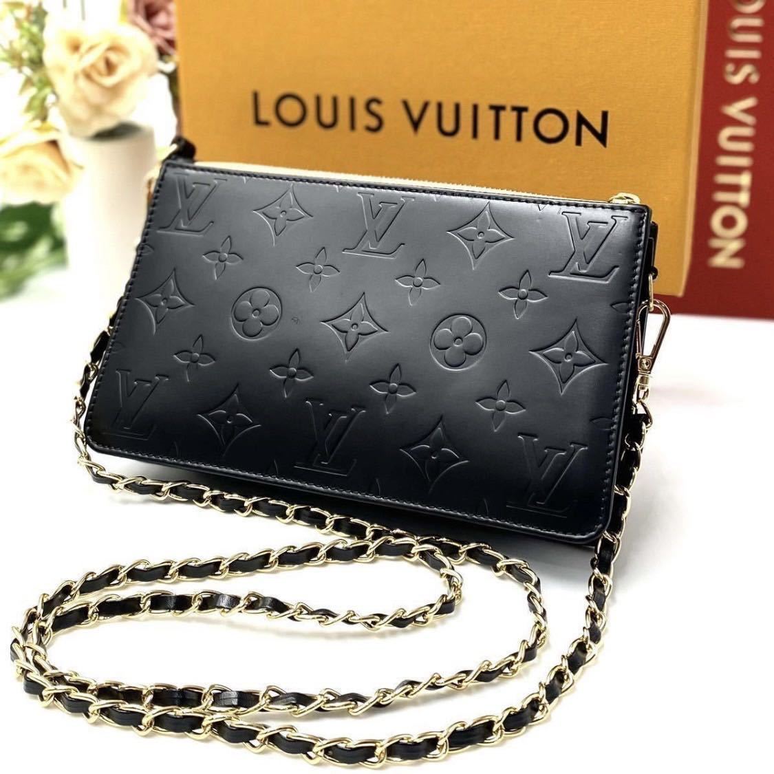 極美品 ルイ ヴィトン ヴェルニ レキシントン ショルダー ハンド バッグ ヌメ革　アクセソワール モット ポーチ LOUIS VUITTON_画像1