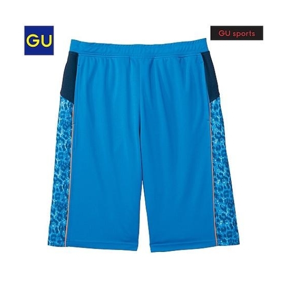 Gu Sports Half Pants Blue L Size Uniqlo