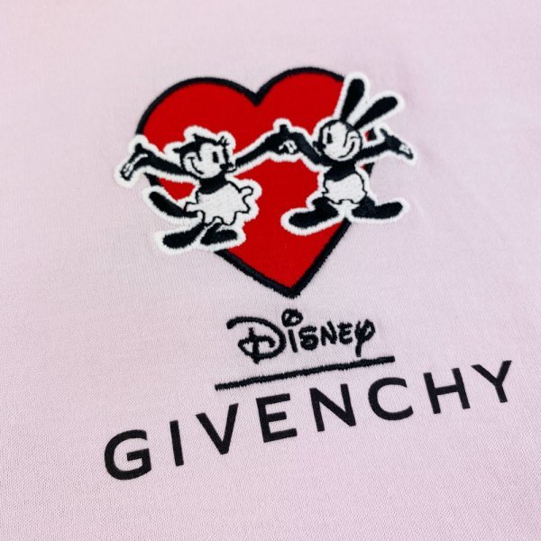 ★超激レア/美品★ GIVENCHY × DISNEY COLLABORATION ジバンシィ ディズニー オズワルド 刺繍ワッペン コラボTシャツ 定価9万円 Sサイズ_画像5