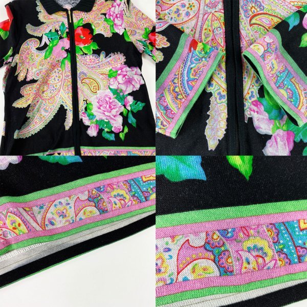 ☆激レア☆レオナール 花柄×ペイズリー柄 ジップアップ ☆激レア☆レオナール 花柄×ペイズリー柄 ジップアップ