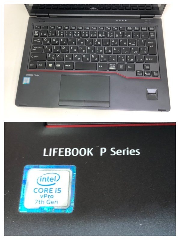 富士通 FUJITSU LIFEBOOK P727/P FMVP01001 Windows 10Pro Core i5-7300U 2.60Ghz 8GB SSD 512GB ノートパソコン 231121SK100103_画像8