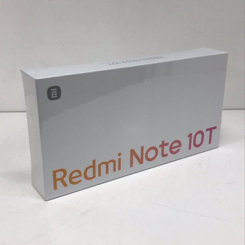 【未開封品】Xiaomi Redmi Note 10T 標準セット 64GB ソフトバンク Azure Black シュリンク付き 未使用品 231228SK410718_画像2