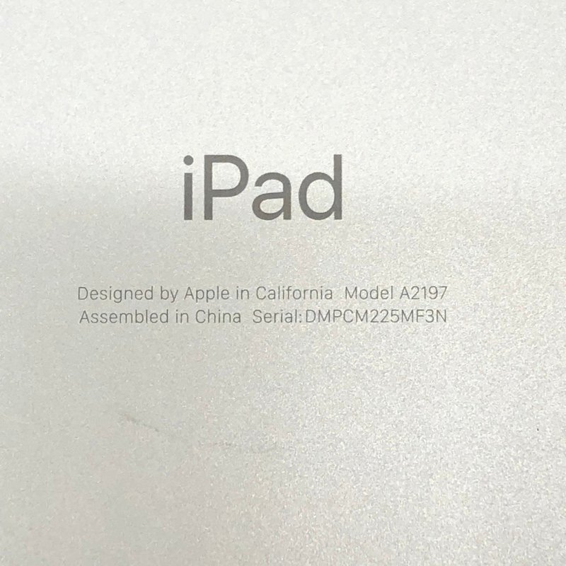 Apple iPad 第7世代 Wi-Fiモデル 32GB A2197 MW752J/A シルバー アイパッド 240116SK281367_画像5