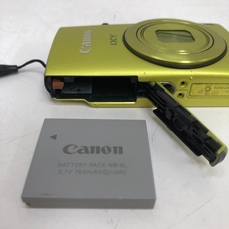 キヤノン Canon IXY 600F PC1676 ZOOM LENS 8× IS 5.0-40.0mm 1:3.0-5.9 コンパクトデジタルカメラ イエロー 240115SK390001_画像6