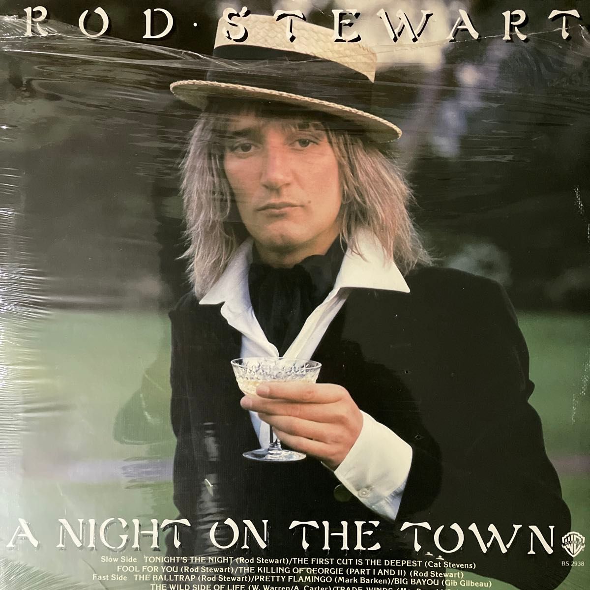 【お値下げ！US輸入盤】ナイト・オン・ザ・タウン(A Night on the Town)ロッドスチュワート　LP シュリンク付