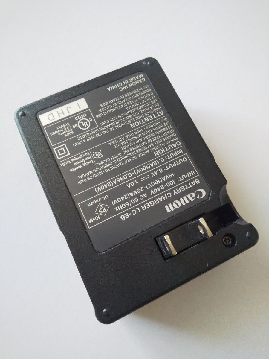 CANON キヤノン 純正 充電器 バッテリーチャージャー LC-E6 美品 動作確認の1回のみ使用