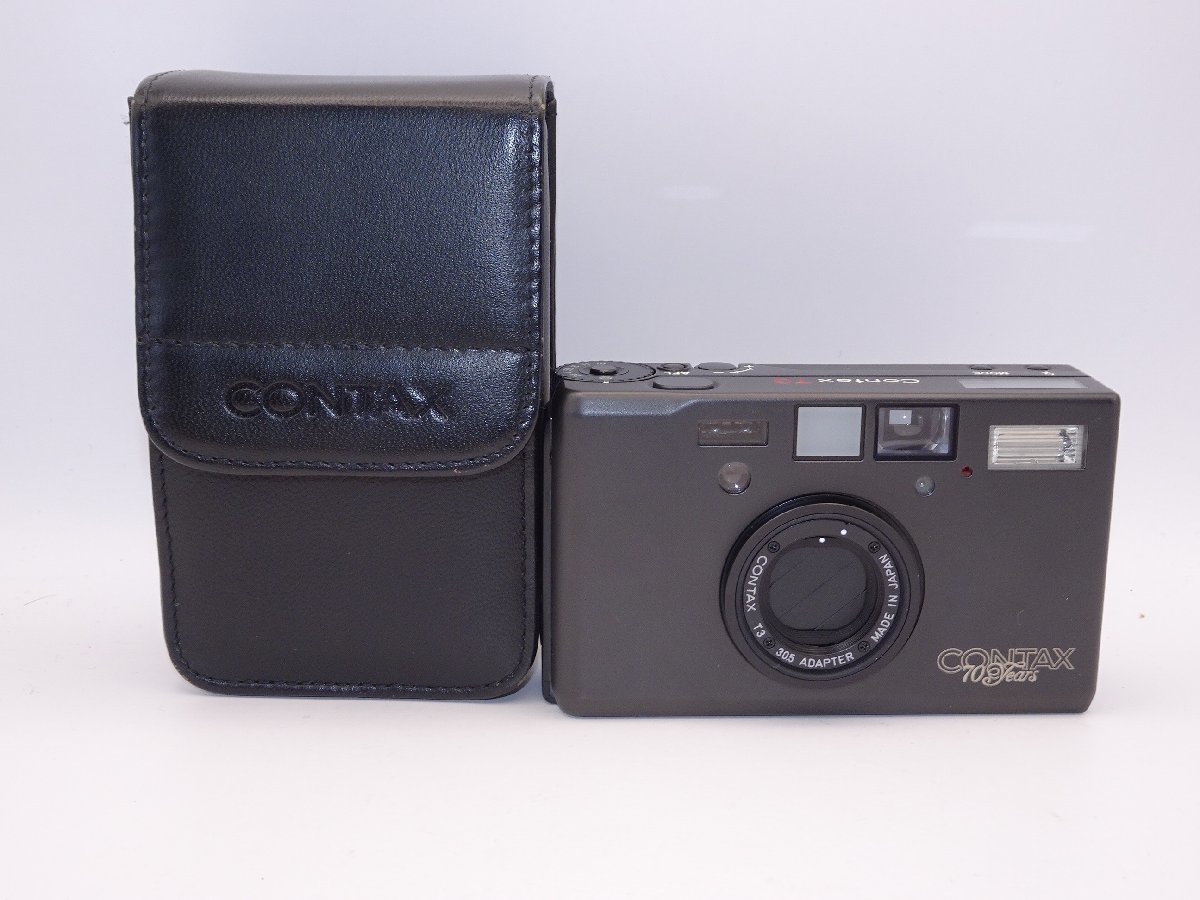 【外観特上級】CONTAX コンタックス T3 チタンブラック 70周年記念モデル_画像1