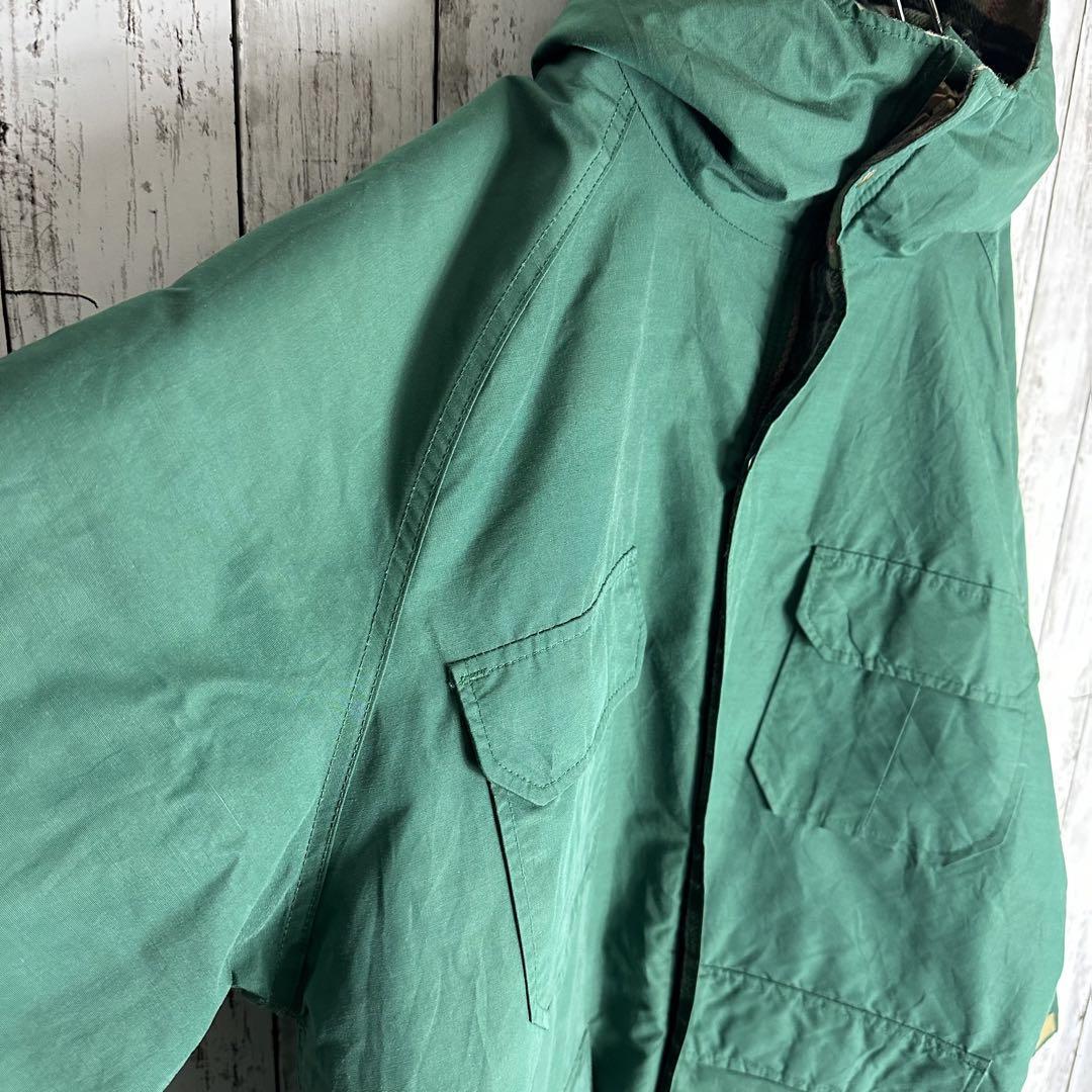 90s[wool rich] Woolrich mountain parka L green old clothes 