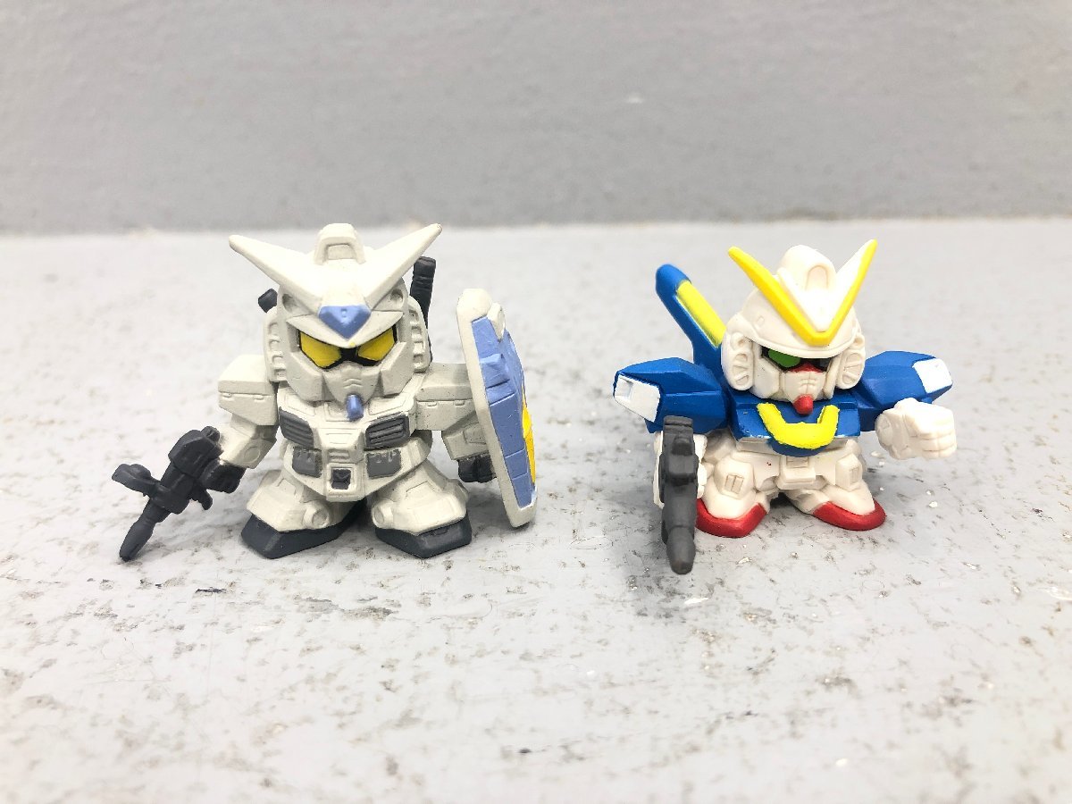 〇【3】現状品 組立済 ガンダムコレクション クィンマンサ おまけ SDガンダム付き セット ZZガンダム 同梱不可 1円スタート_画像6