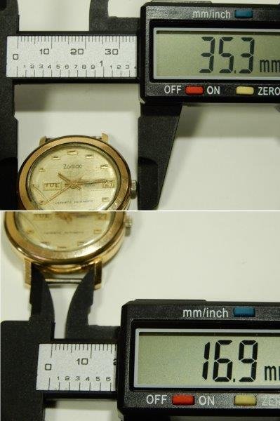 ゾディアック HERMETIC AUTOMATIC レターパックプラス可 0120W11G_画像10