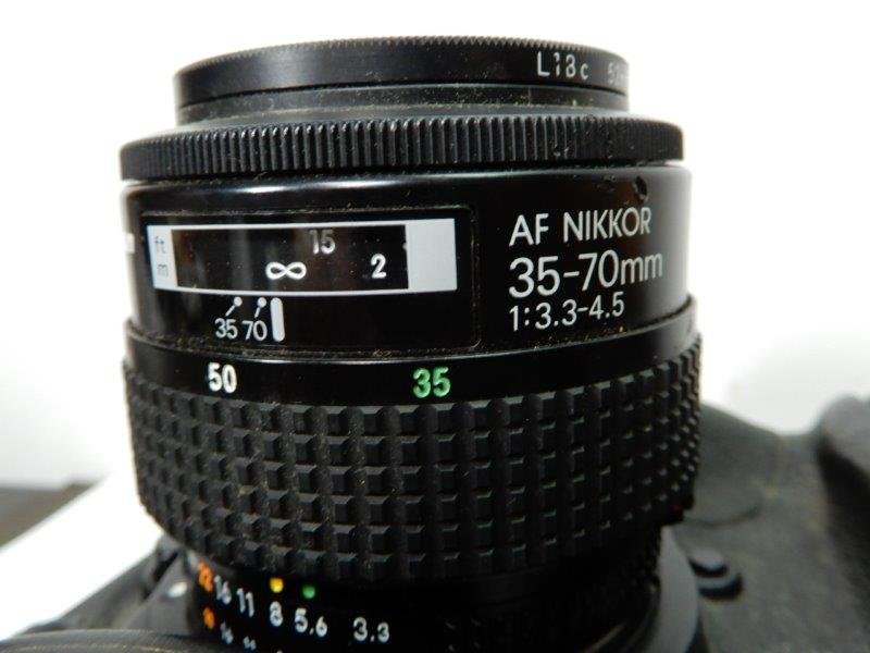 D2x Nikon NIKKOR 35-70mmバッテリー予備と充電器付 稼働品 運賃着払 0107W4G_画像7