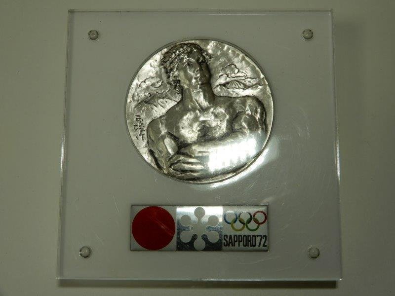 北村 西望 純銀製 103g オリンピックメダル レタ-パックライト可 0120W1G_画像1