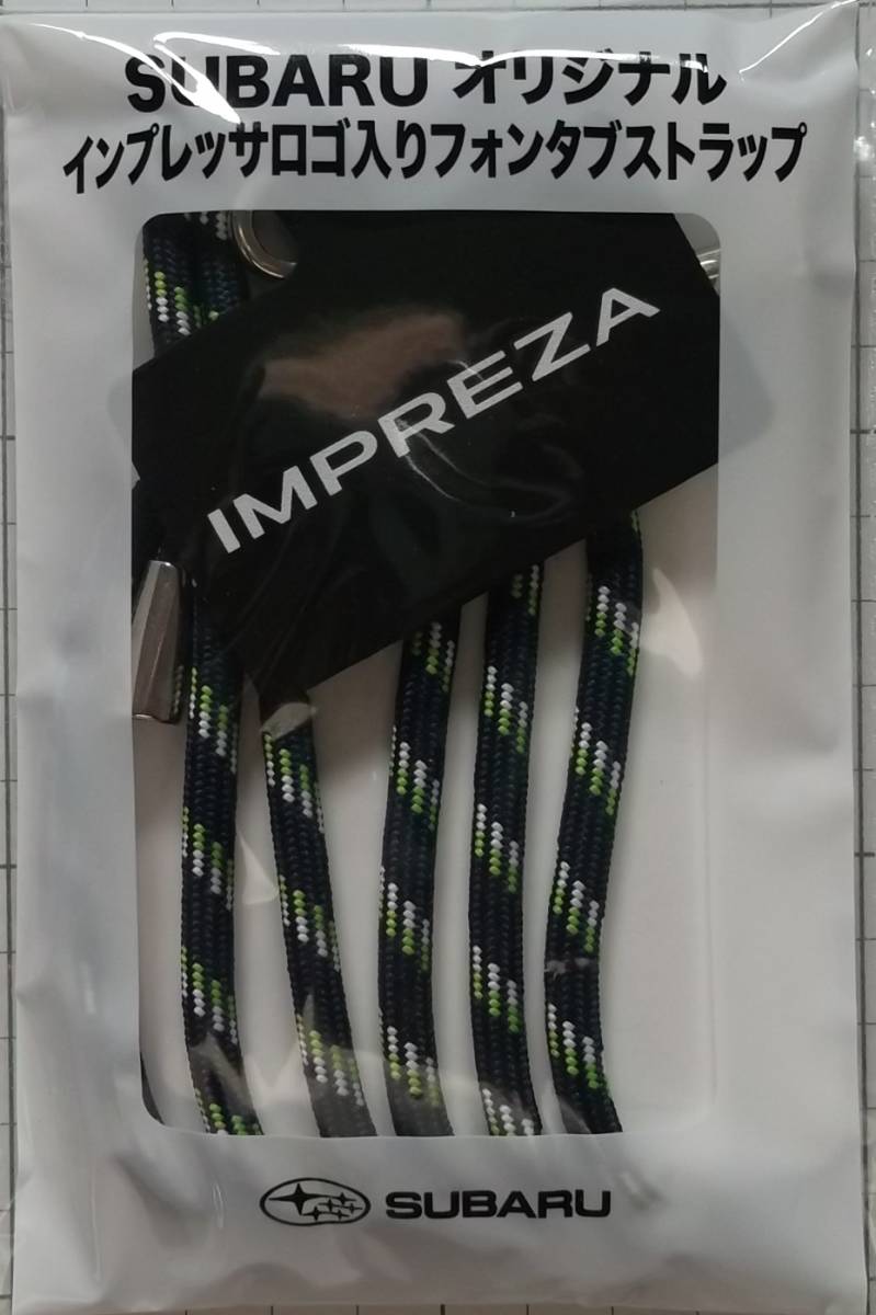 *SUBARU original Impreza with logo phone tab strap unopened new goods *