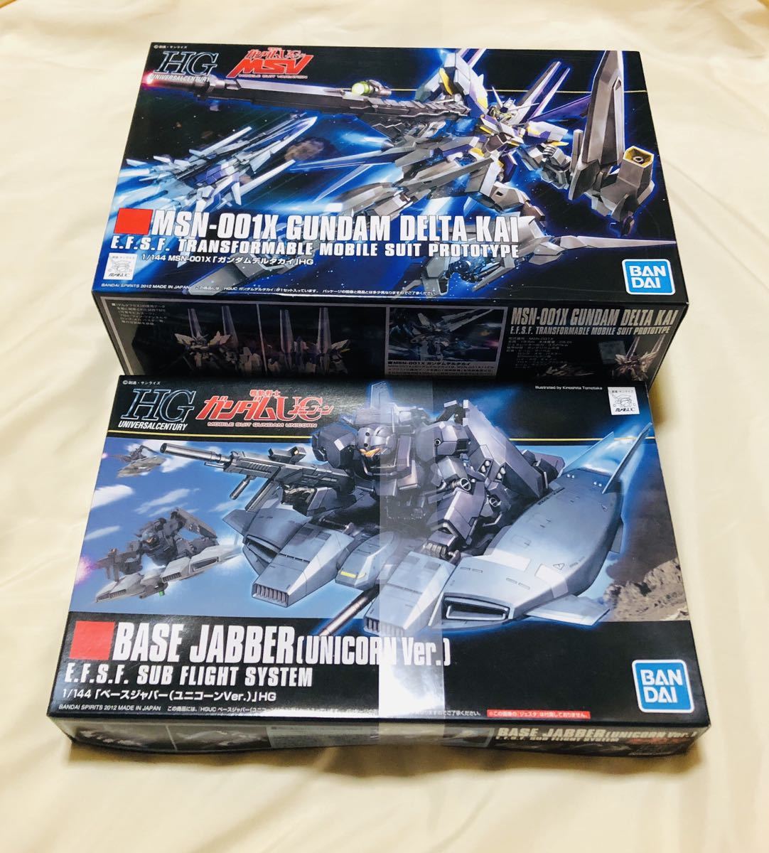 未組立 HG ガンダムデルタカイ ベースジャバー ユニコーン 未組立 HG ガンダムデルタカイ ベースジャバー ユニコーン