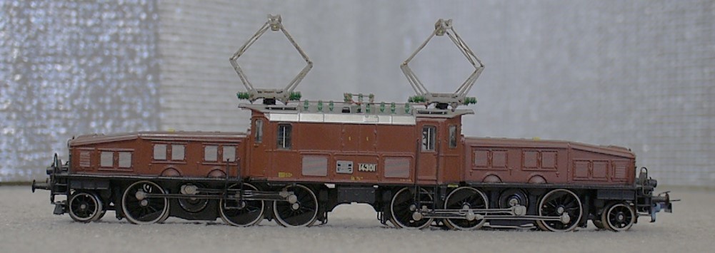 メルクリン、スイス連邦鉄道、クロコダイル電気機関車_画像2