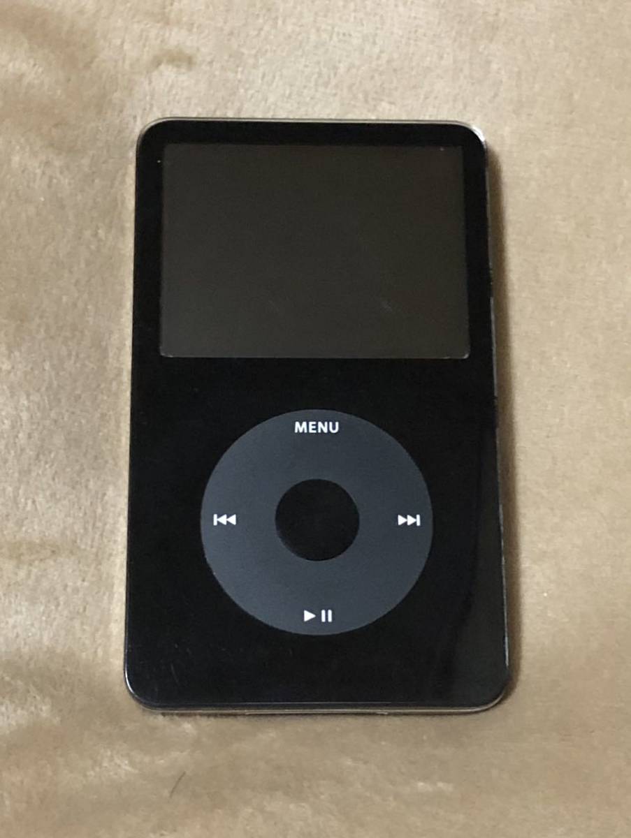 iPod classic 5.5世代 40GB新品HDD 新品バッテリーブラック Apple _画像1