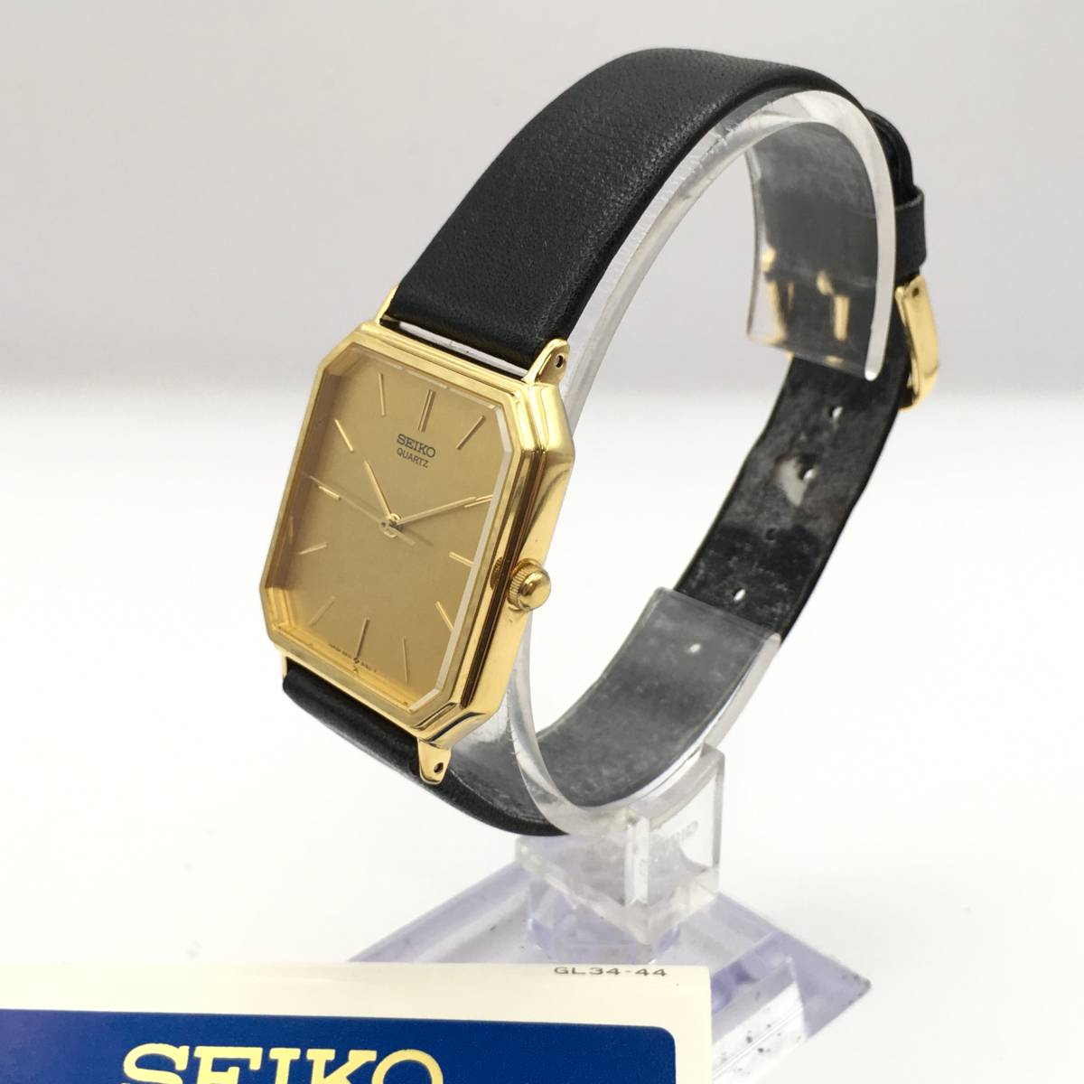 ◯ N10-133 SEIKO/セイコー 3針 メンズ クォーツ 腕時計 レザーベルト 6531-5100 付属品あり _画像1
