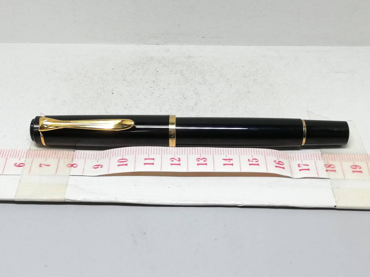 B11-43　PELIKAN/ペリカン　万年筆　スーベレーン M400　ペン先14C　字幅F/細字　ブラック【中古品】_画像2