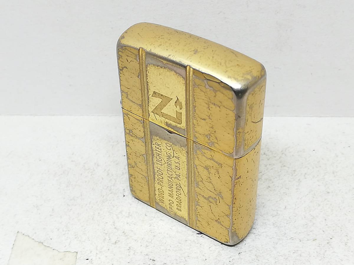 E11-297　ZIPPO/ジッポー　オイルライター　ハンマートーン/ZIロゴ　イタリックロゴ　I/Ⅴ【中古品】_画像6