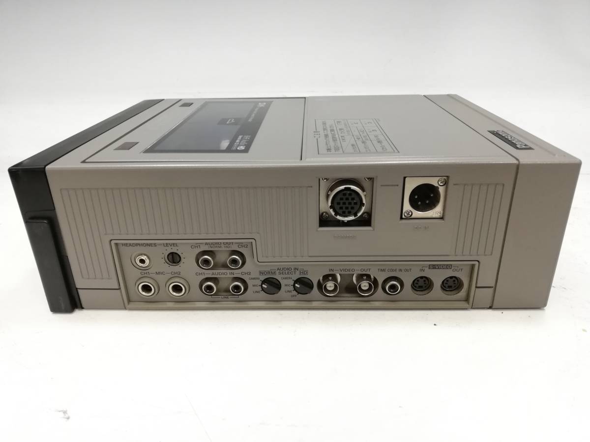 K12-281　Panasonic/パナソニック　ポータブルビデオレコーダー　S-VHS/AG-7400【中古・ジャンク品】_画像3