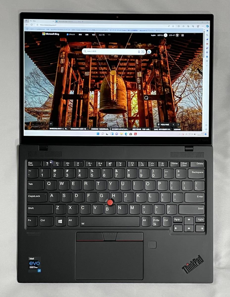 フルスペック ThinkPad X1 nano Gen1 SIMフリー MS Office 2021 - CPU i7 / MEM 16GB / 顔認証対応カメラー / SSD 1TB / Win11 Pro _画像5