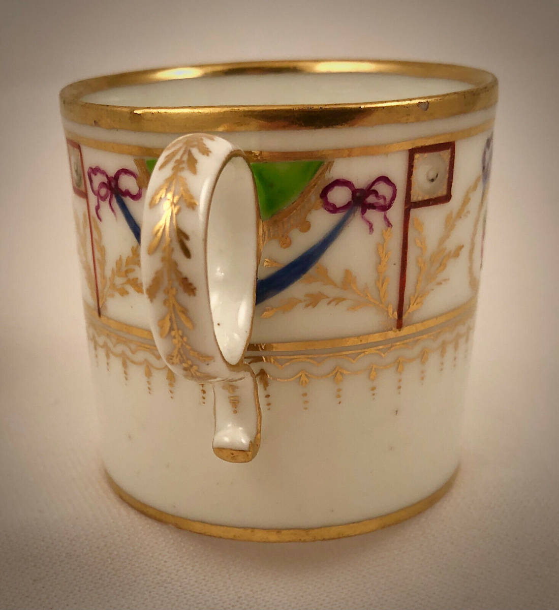 アンティーク フォーブルパリ ティーカップ-ソーサー 18世紀ぐらい アンティーク 骨董品 ビンテージ_画像4