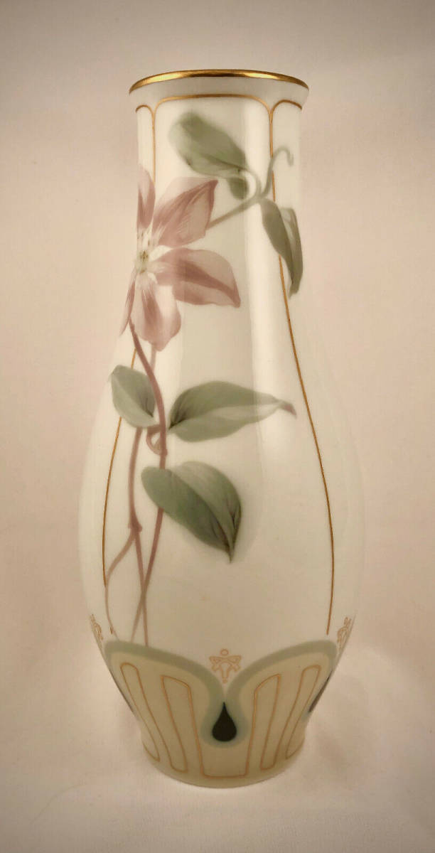 アンティーク ピルケンハンマー花瓶（手描きアンティーク 骨董品 ビンテージ_画像4
