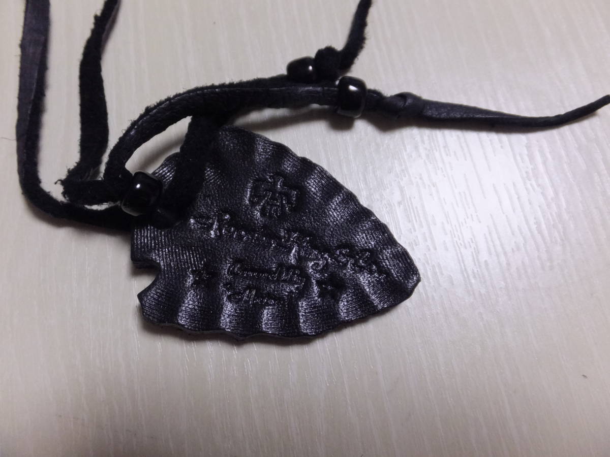 ROOSTERKING & CO. ルースターキング アンド カンパニーBlack Lacing Leather Feather Necklace:レザー フェザーネックレス/鹿革,INDIAN_画像3