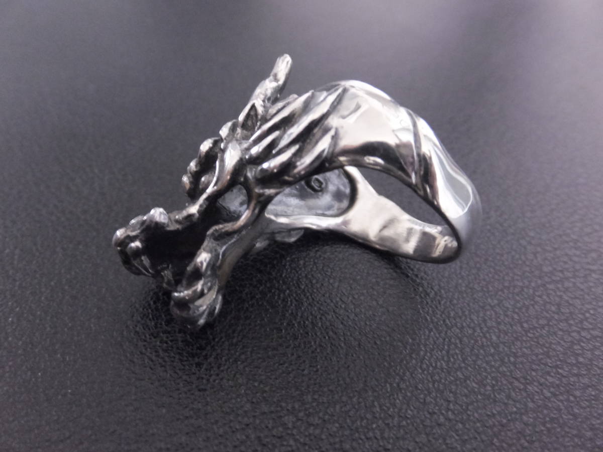 LOVE CRAFT Rav craft дракон голова кольцо серебряный 925 18 номер / мир рисунок кольцо,. главный кольцо, Dragon кольцо,... кольцо, большой кольцо 