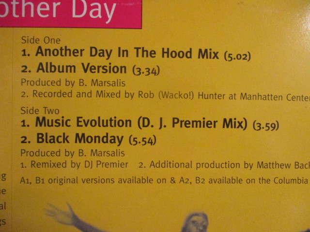 Buckshot Lefonque ： Another Day 12'' c/w Music Evolution DJ Premier Mix (( 落札5点で送料当方負担_画像3