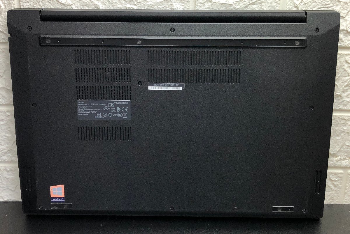 1円～ ■ジャンク LENOVO ThinkPad E595 / Ryzen 5 3500U 2.10GHz / メモリ 8GB / NVMe SSD 128GB / 15.6型 / OS有り / BIOS起動可_画像6
