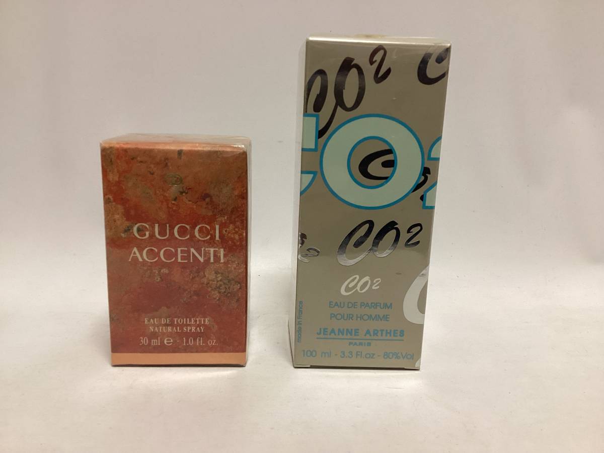 * GUCCI ACCENTI Gucci a чейнджер tiEDT 30ml *JEANNE ARTHES Jeanne Arthes CO2 бассейн Homme 100ml 2 пункт нераспечатанный товар *