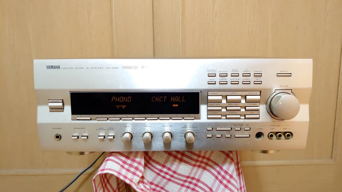 YAMAHA DSP-R992 AVアンプ FM/AMチューナー内蔵 リモコンあり YAMAHA DSP-R992 AVアンプ FM/AMチューナー内蔵 リモコンあり