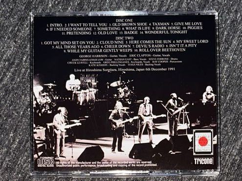 George Harrison with ERIC CLAPTON Hiroshima 1991_画像2