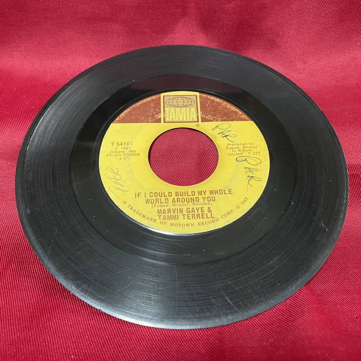 ◆USorg7”s!◆MARVIN GAYE & TAMMI TERRELL◆IF I COULD BUILD MY WHOLE WORLD AROUND YOU◆_画像5