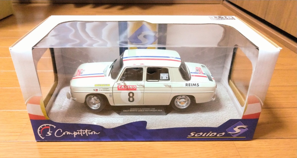  free shipping Solido 1/18 Renault 8go Rudy ni1300his Trick Rally Monte Carlo 2014 #8 No.S1803608 new goods unopened 