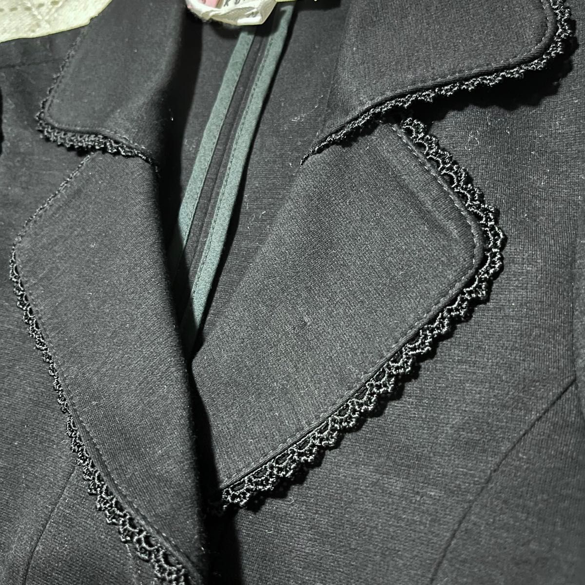 組曲 テーラードジャケット 110cm~120cmシングルボタン 卒園式入学式 フォーマル  ブレザー 黒 長袖 ブラック