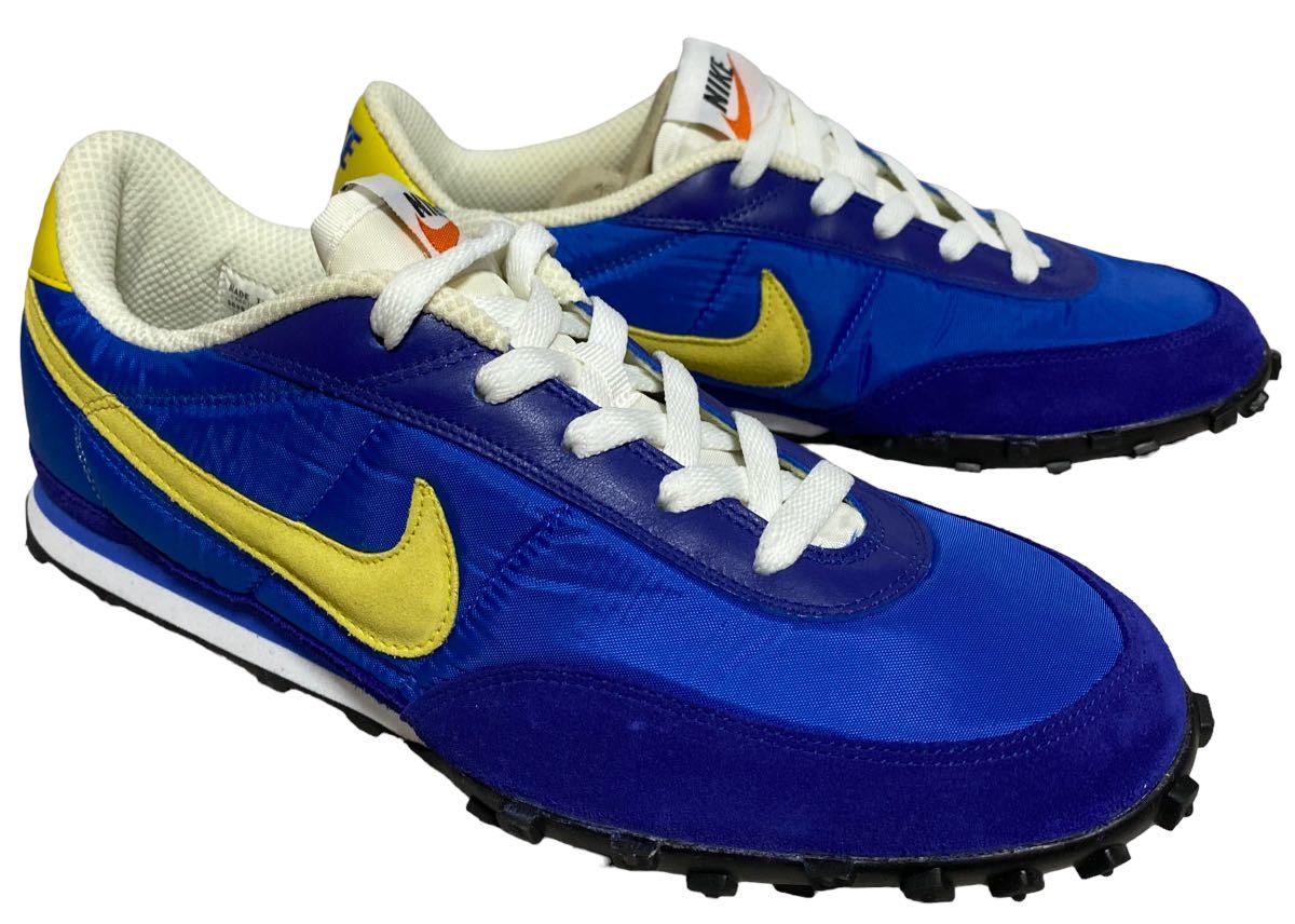 未使用品 NIKE 303918-431 WAFFLE RACER Ⅱ ワッフルレーサー 2 青/黄 US 8.5 26.5cm_画像2