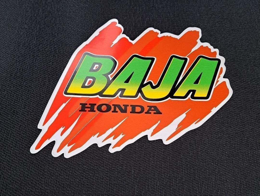 HONDA BAJA XR バイク ステッカー エンブレム ゼッケン ナンバー ホンダ オフロード オフ車 