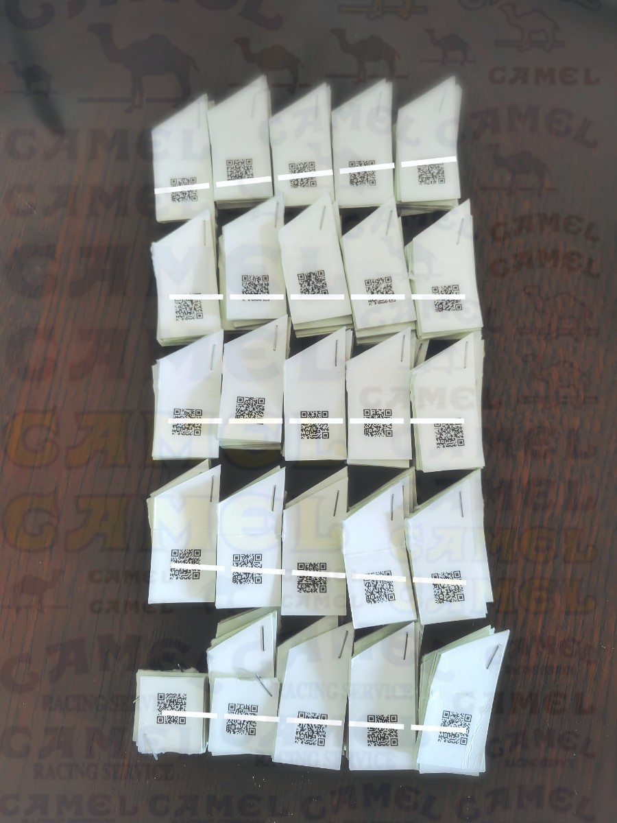 [送料180~](oc5)CAMEL キャメル ＱＲコード 500枚 懸賞　応募 キャンペーンJT タバコ たばこ 箱 バーコード メンソール/シリアルナンバー_画像2