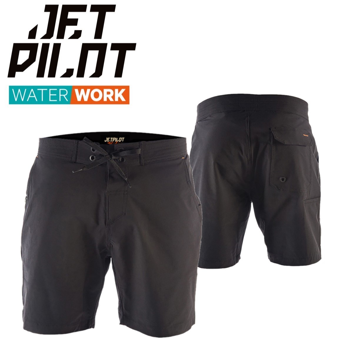 ジェットパイロット JETPILOT ボードパンツ メンズ 送料無料 ジェットライト ボードショーツ JPW39 ブラック 32 海パン ワークウェア